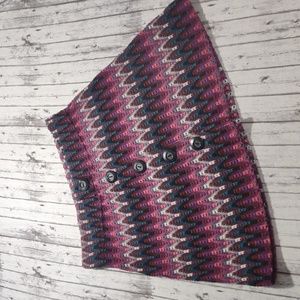 Free People Multicolored Knit Skirt